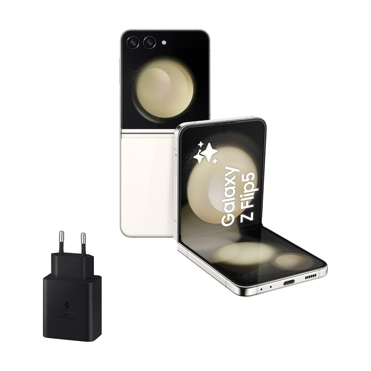 Samsung Galaxy Z Flip5, 256 GB + Cargador 45W - Teléfono Móvil